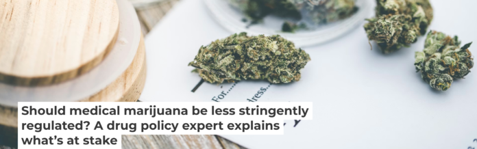 Reclassifying marijuana to a Schedule III drug would put it in a category with prescription drugs like ketamine. LPETTET/iStock via Getty Images